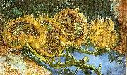 Vincent Van Gogh Four Cut Sunflowers painting